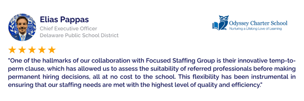 Elias Pappas, CEO, Delaware Public School District — five-star review