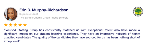 Erin D. Murphy-Richardson, Superintendent, The Barack Obama Green Public Schools — five-star review